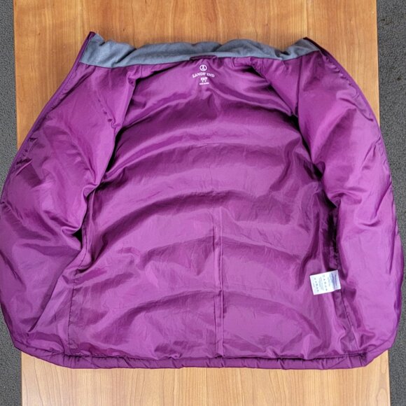 Lands' End Women's Burgundy Down Full Zip Puffer Vest - XS - Picture 5 of 10